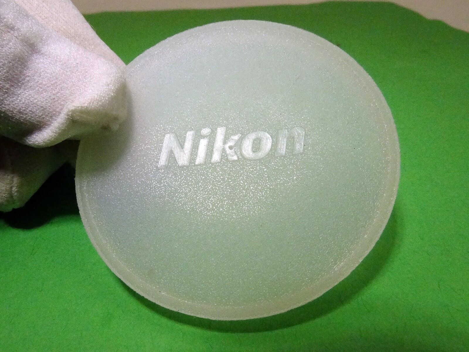 Used Nikon F White camera Body Cap vintage Genuine FM FM2 FE