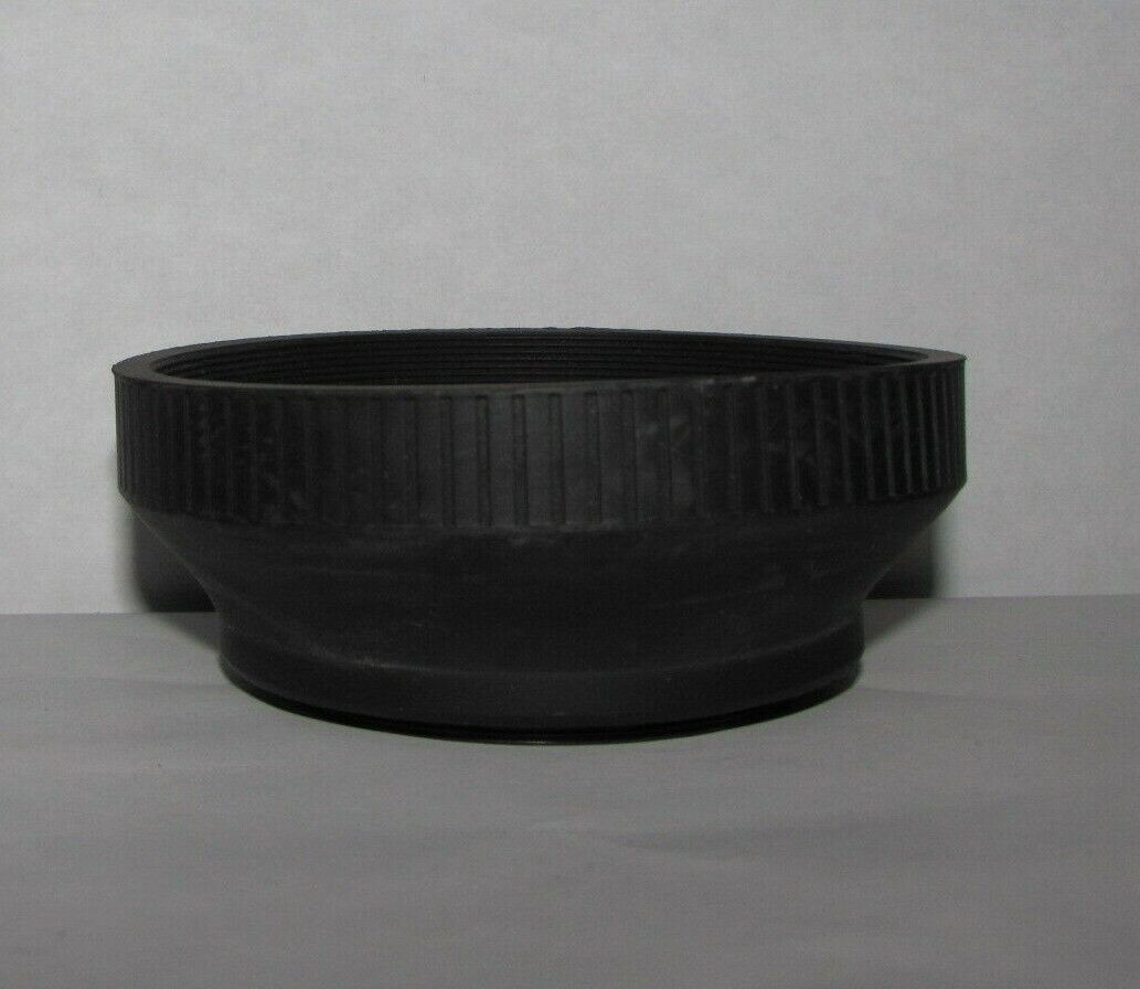 Used 62mm Rubber Lens Hood Shade for telphoto lenses B20224