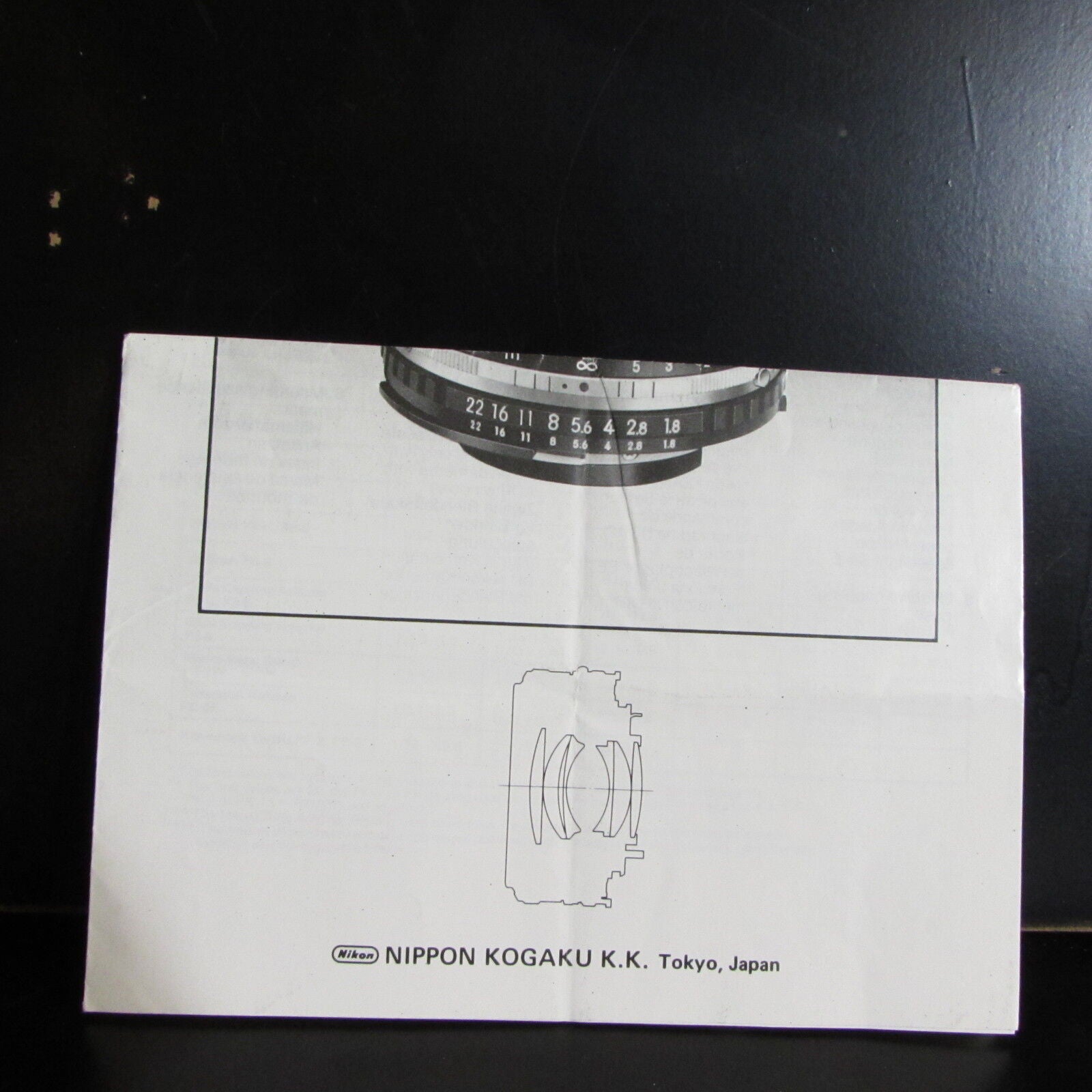 Used Nikon Series E 50mm f/1.8 Ai-s Lens User Guide  Manual O401823