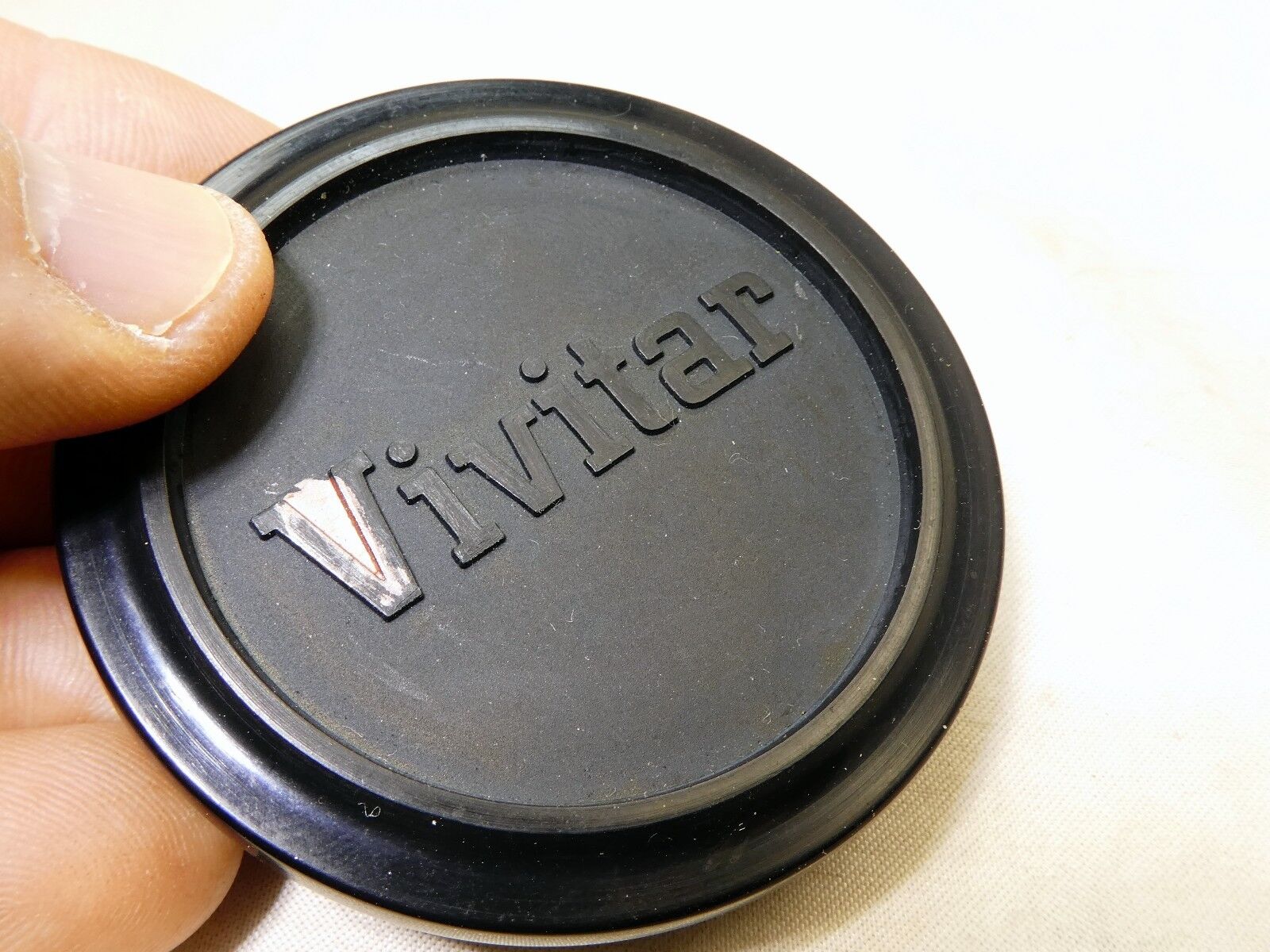 Vivitar 55mm Lens Front Cap Slip on type plastic 57mm ID