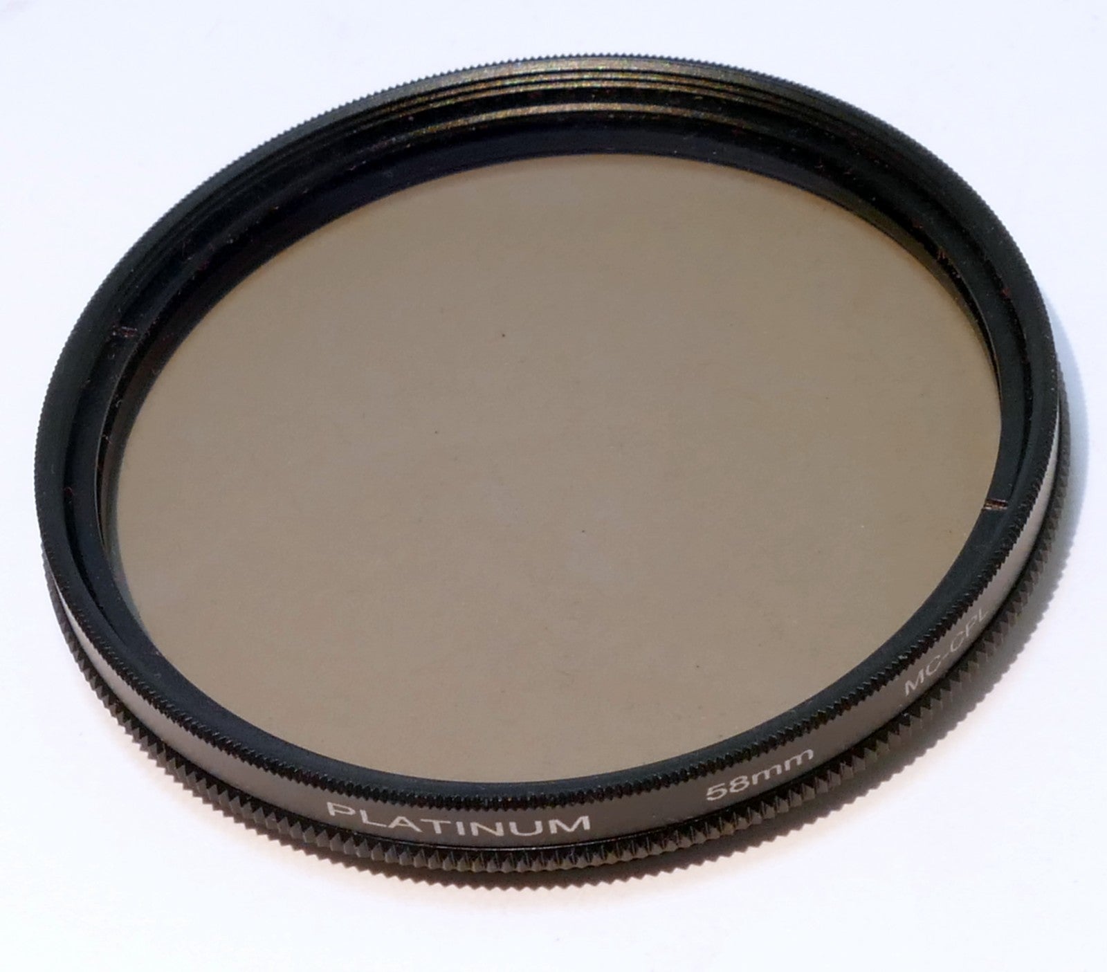 Platinum Circular Polarizer C-PL 58mm Filter MC for wide angle lenses