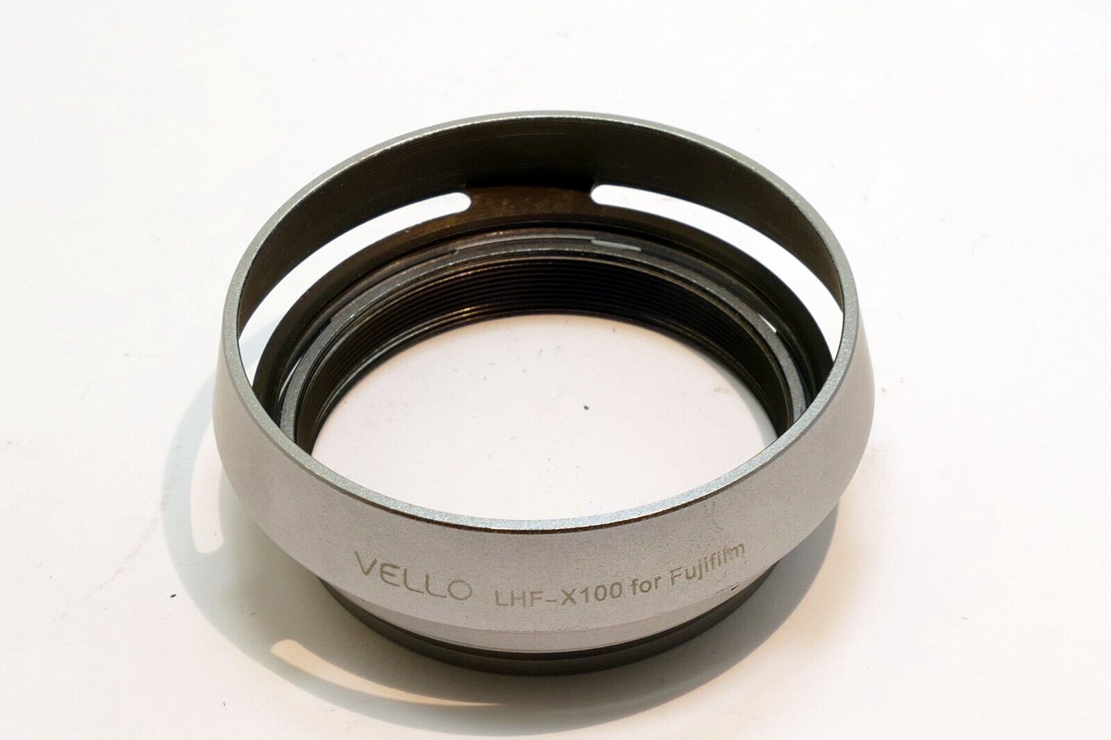 Vello LH-X100 Metal Square Bayonet Hood Shade for Fujinon X100 camera lens