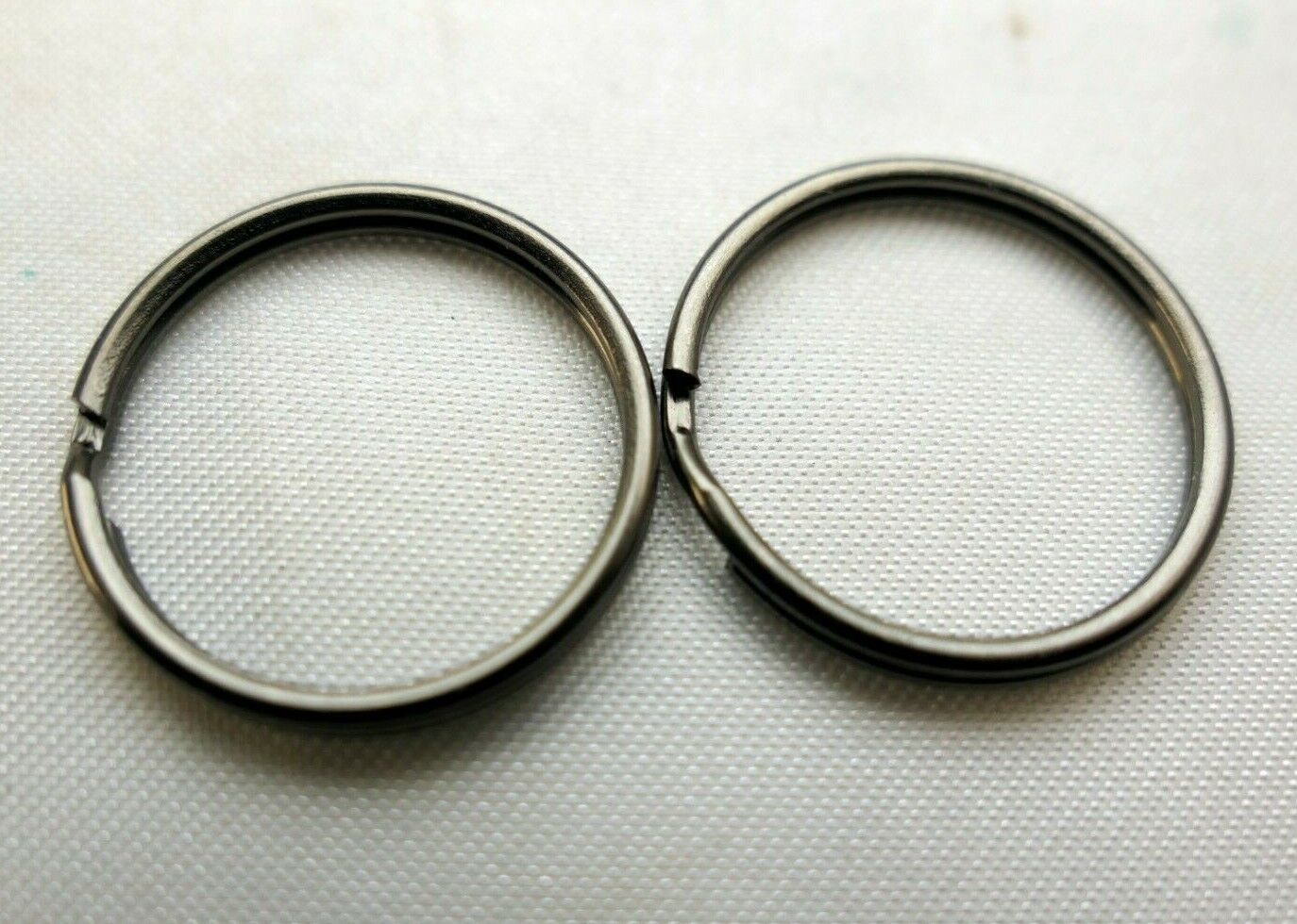 2cm 20mm Lug Connector Metal Split O-Rings hoop ring for camera strap gun black