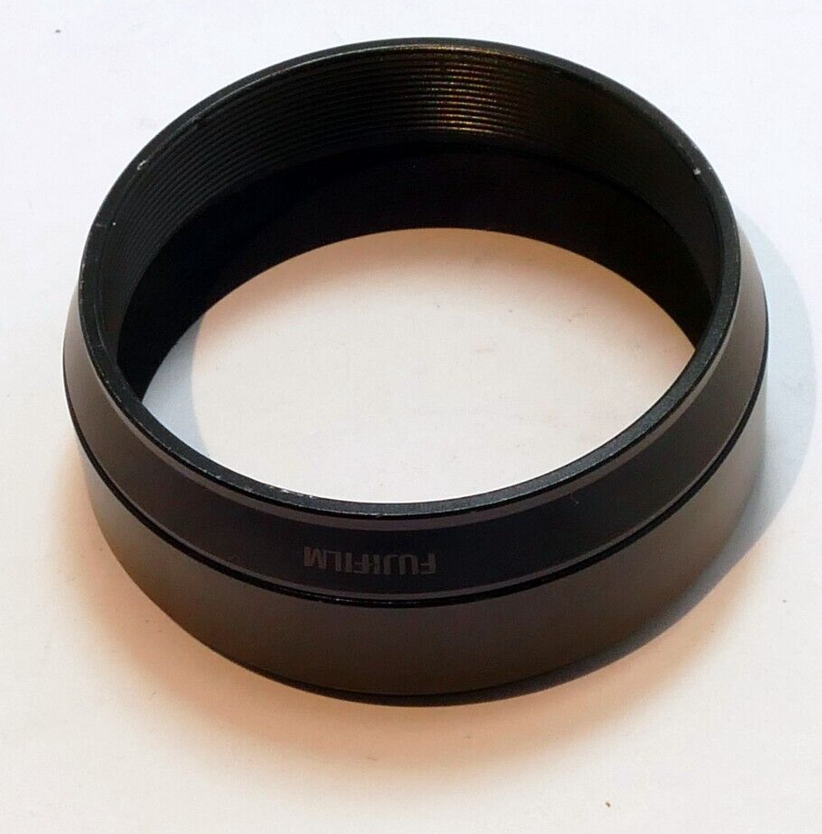 49mm Fujifilm Black Metal Lens Hood adapter
