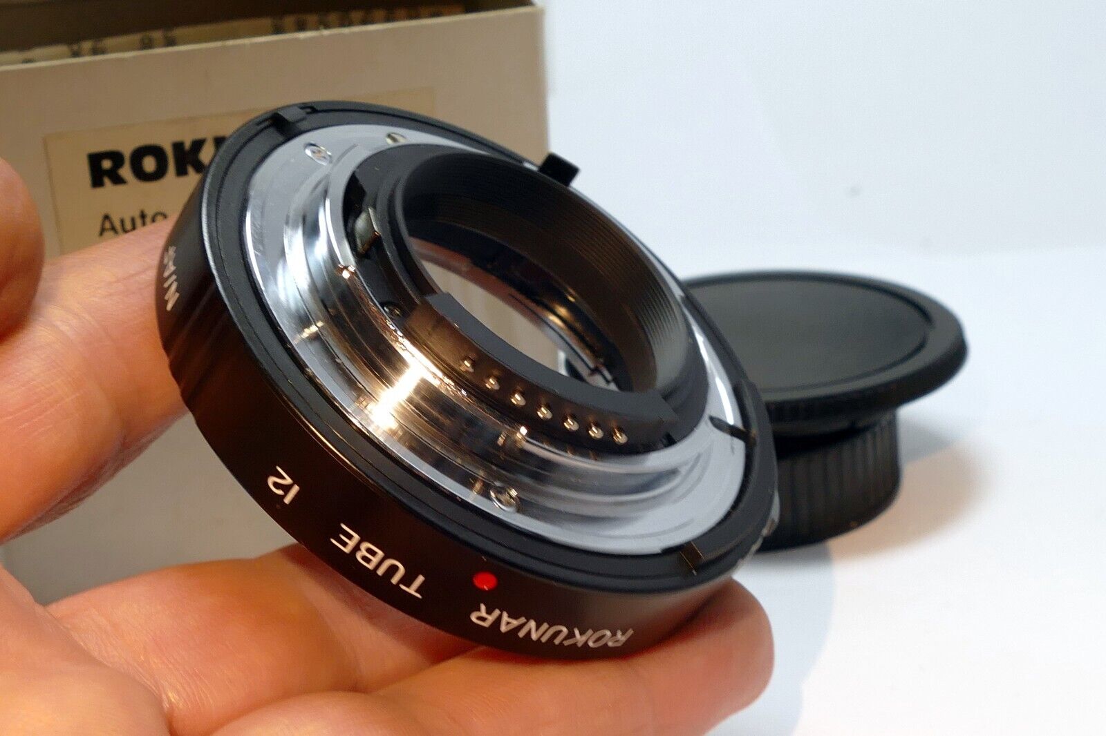 Rokunar Tube 12mm macro lens for Nikon F  Auto Focus N/ AF