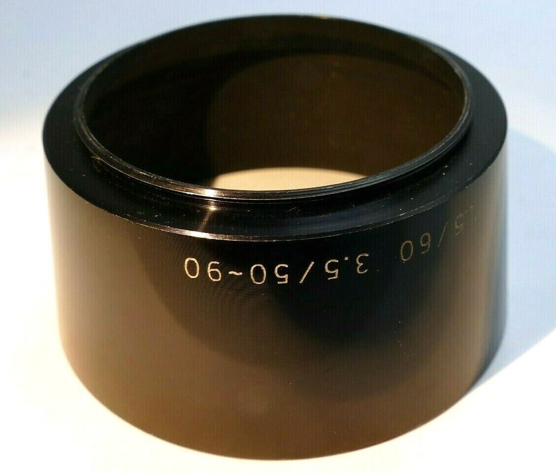 Olympus Pen 60mm f1.5 Hood Shade Zuiko 50-90mm F3.5 screw in metal
