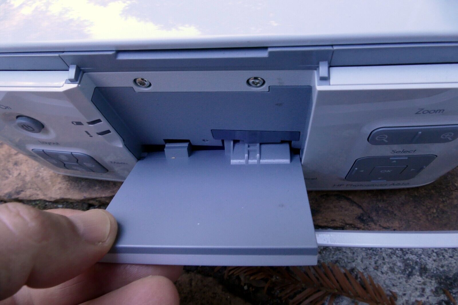 HP Photosmart A616 Digital Photo Inkjet Printer - AS IS - PARTS, missing charger