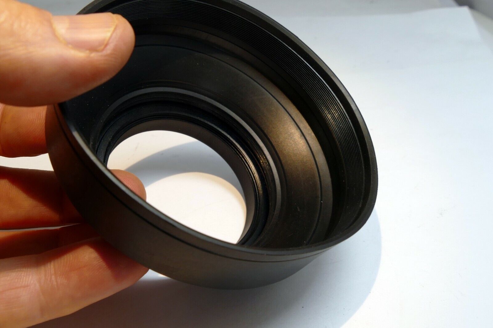 58mm Rubber Hood shade telephoto  collapsible for wide angle 3-way  telephoto