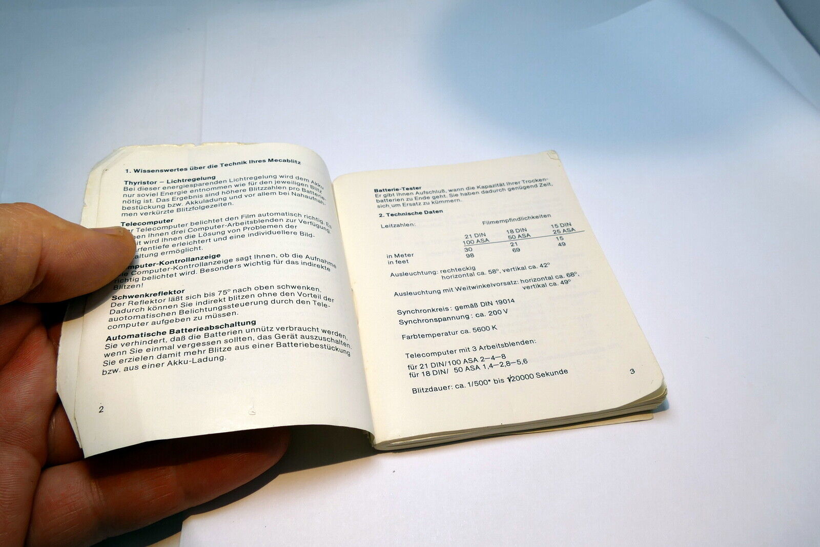 Mecablitz 30 BCT 4 german Deautche Ausgabe bedienungsanleitung guide manual book