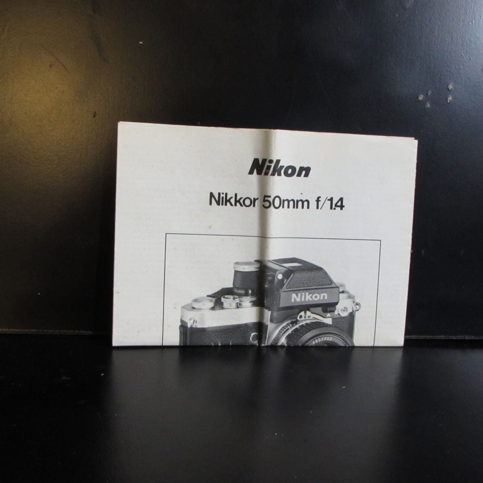 Used Nikon Nikkor 50mm f/1.4 Ai Lens Guide Manual O401659