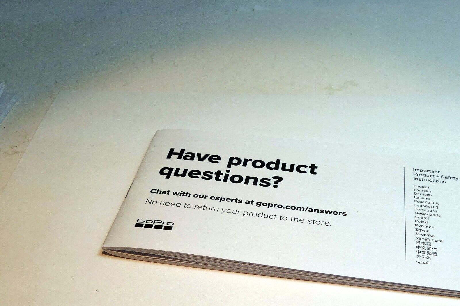 Have product questions? Gopro Hero brochure  for camera repair