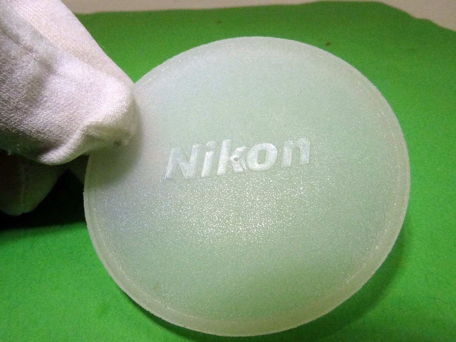 Used Nikon F White camera Body Cap vintage Genuine FM FM2 FE