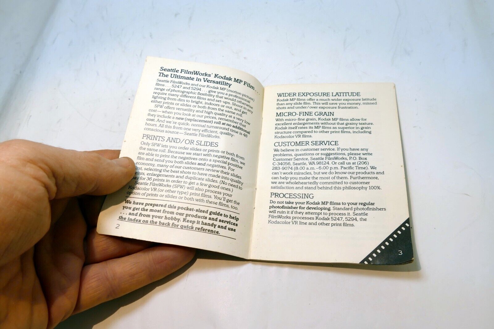 Kodak  MP 35 mm Film user   Instructions manual brochure  1984 5247 5294