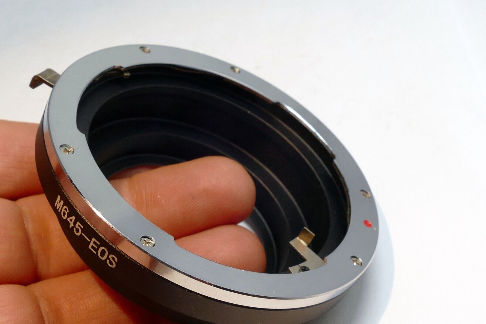Mamiya 645 Lens mount adapter Ring to CANON EOS EF Camera Full frame 5D 6D