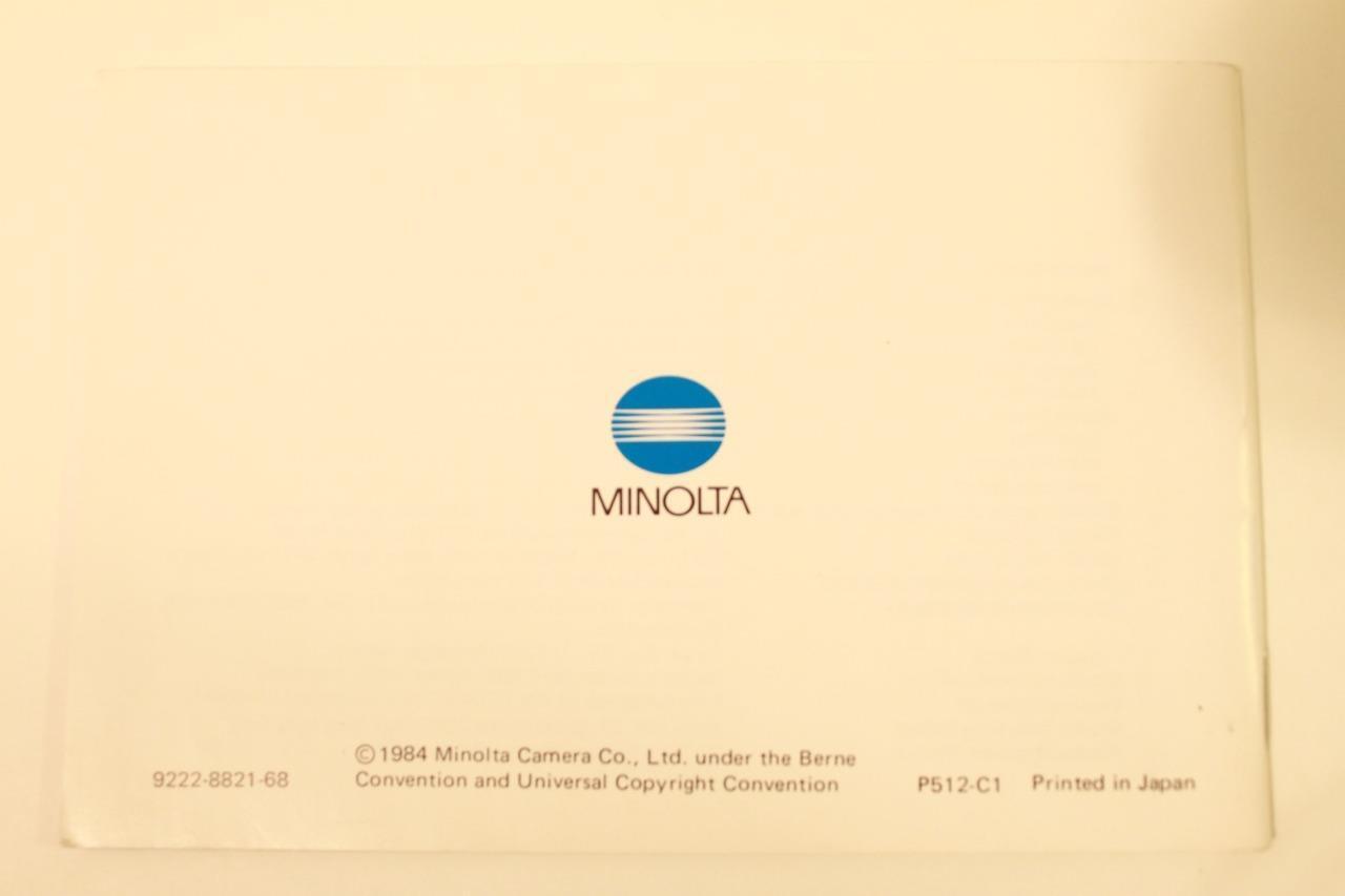 Minolta Maxxum Flash 2800AF Manual Instruction Guide English Francais E F