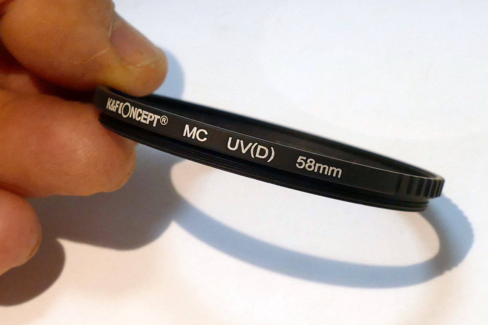 K&F Concept MC UV 58mm UV (D) Lens Filter Multi-Coated w/ ribbed rim