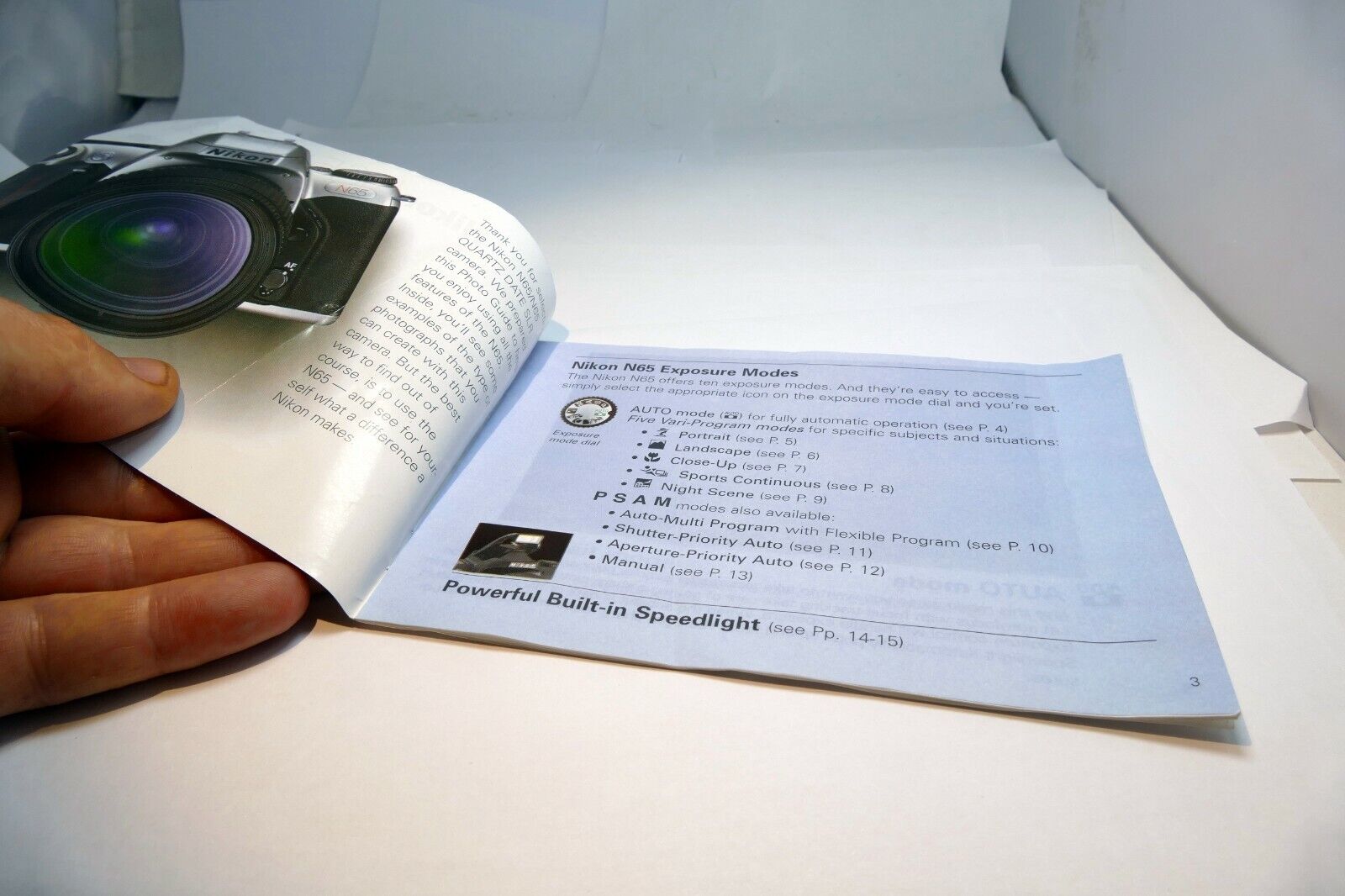 Nikon N65/ N65 QD camera Photo Guide  system accessory catalog  brochure EN