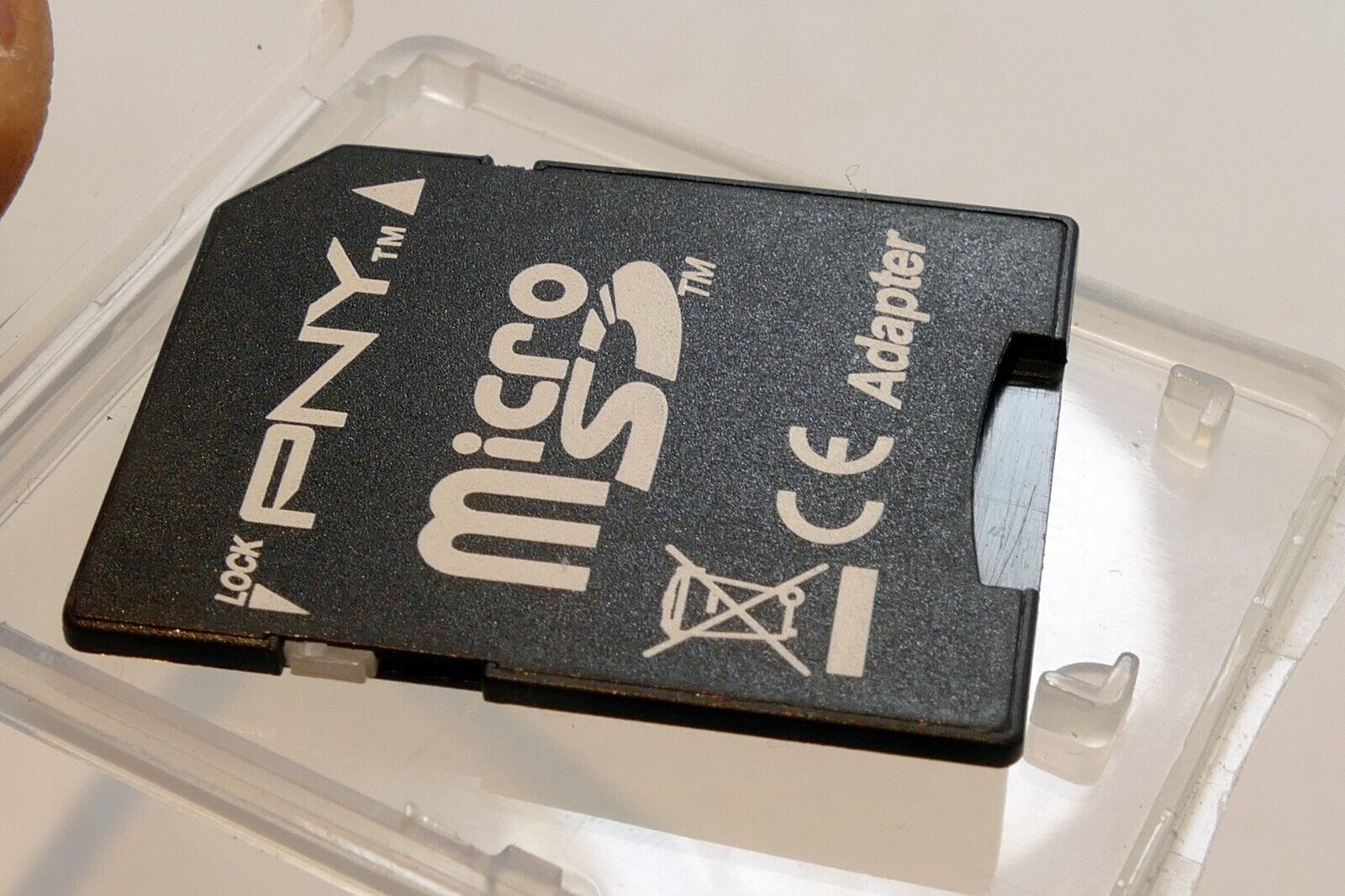 PNY   Micro SD XC Memory Card Adapter with case