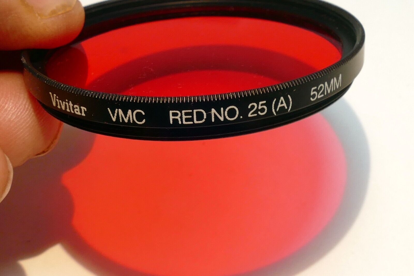 Vivitar VMC 52mm Filter Red  R2 25A made in Japan Multi-Coated