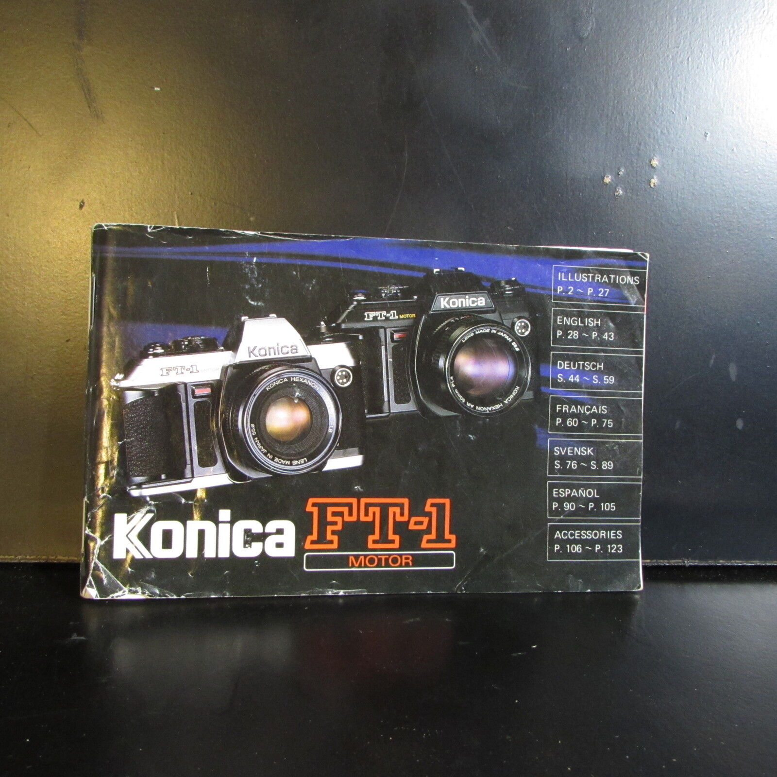 Used Konica FT-1 Motor Camera Owners Guide Manual O401620