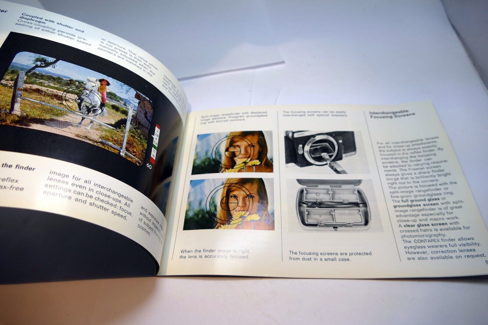 Sales Brochure Zeiss Ikon Contarex 35mm - Professional P Super S SE - guide