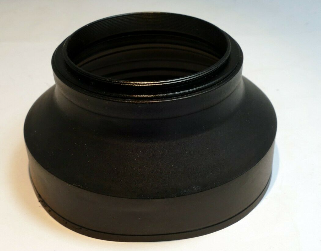 58mm Rubber Hood shade telephoto  collapsible for wide angle 3-way  telephoto