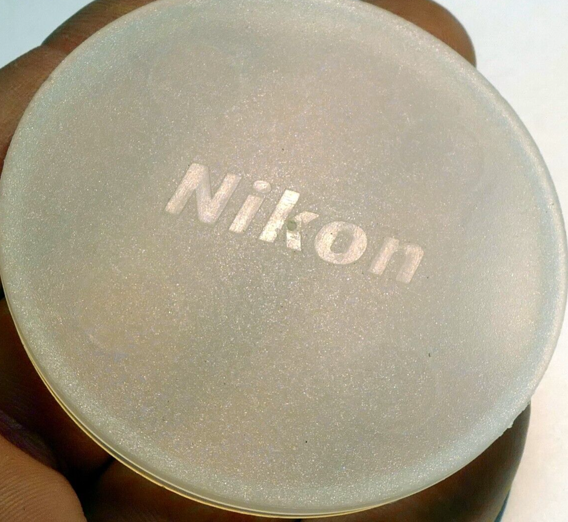 Nikon F Camera Body Cap Dust cover slip on type White Genuine FE FE2