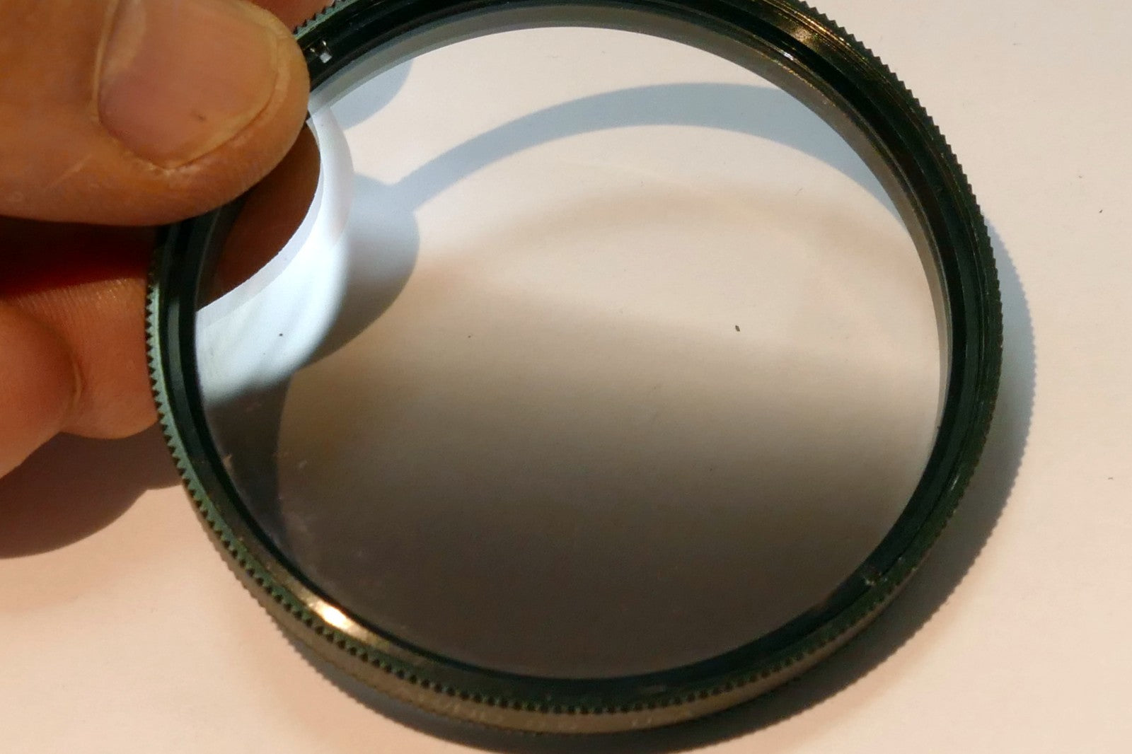 Tiffen 58mm Clear / ND 0.6 graduated Filter USA half frame neutral density