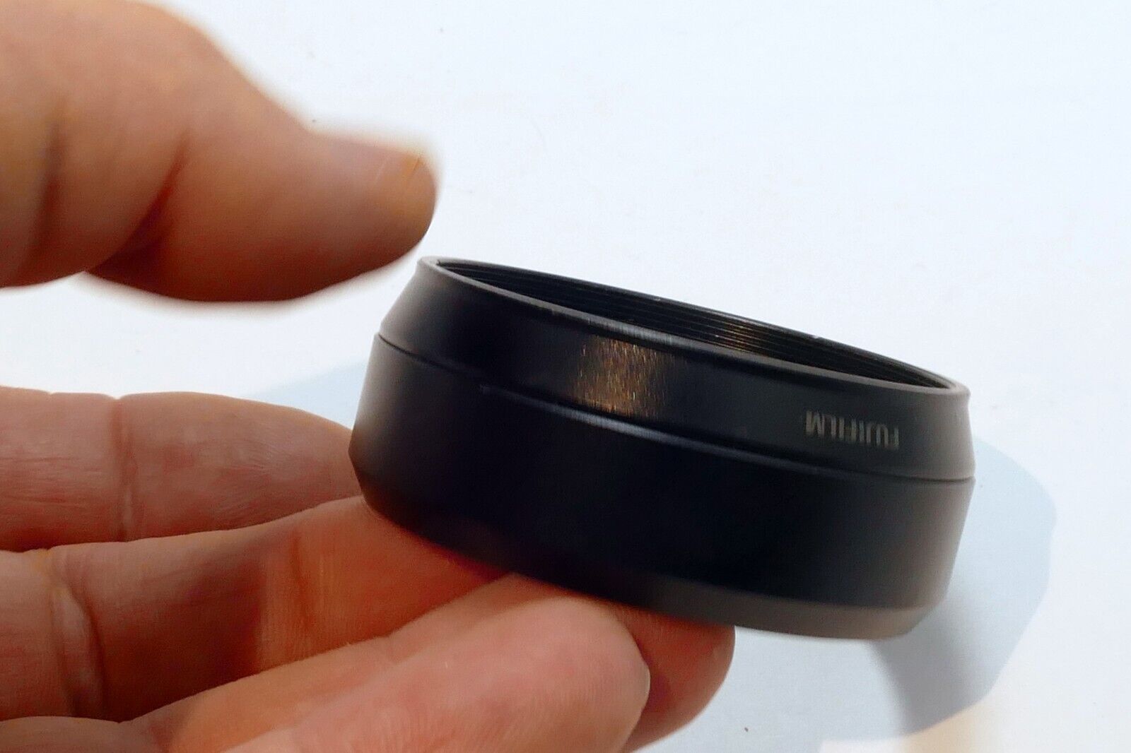 49mm Fujifilm Black Metal Lens Hood adapter