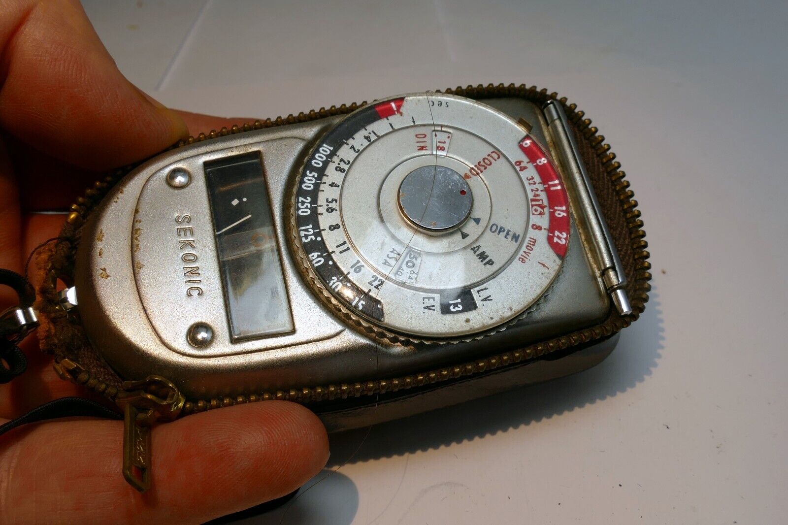Sekonic Auto Leader model 38 K1  Light Meter Made In Germany - tested works