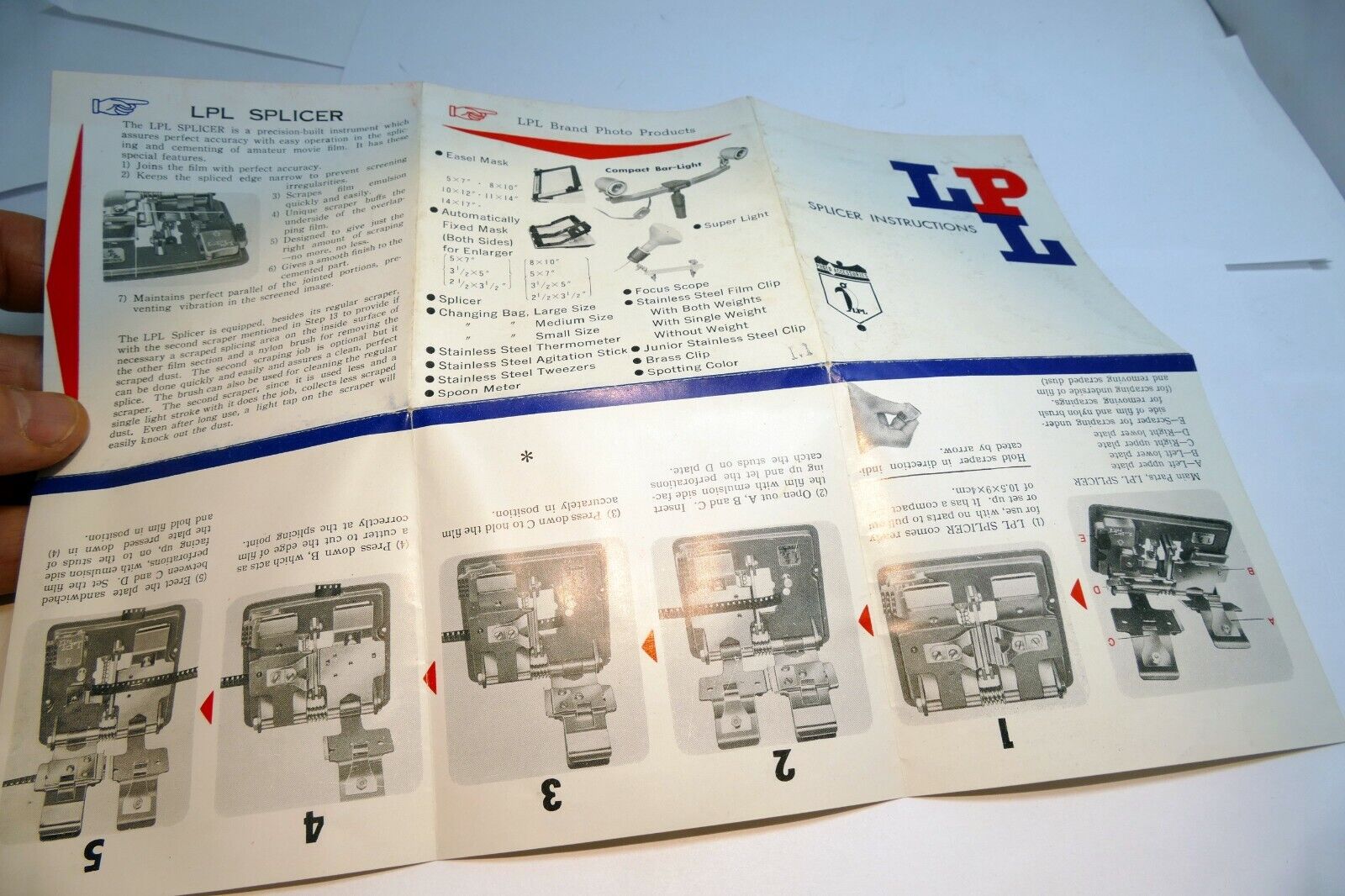 LPL Tape Splicer  Instruction Manual Guide