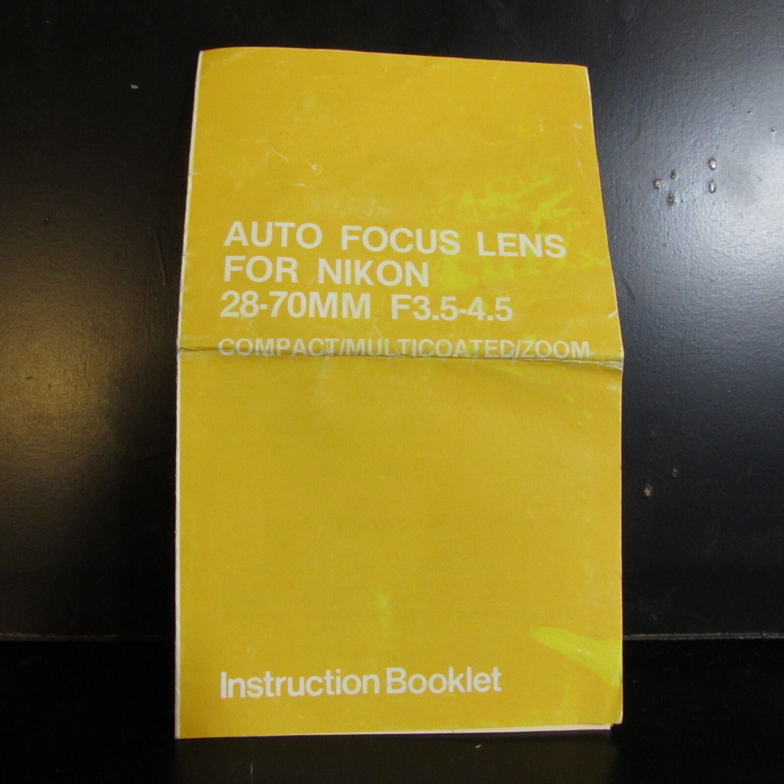 Sears  Auto Focus AF Lens For Nikon 28-70mm F3.5 - 4.5 Manual Guide O401346