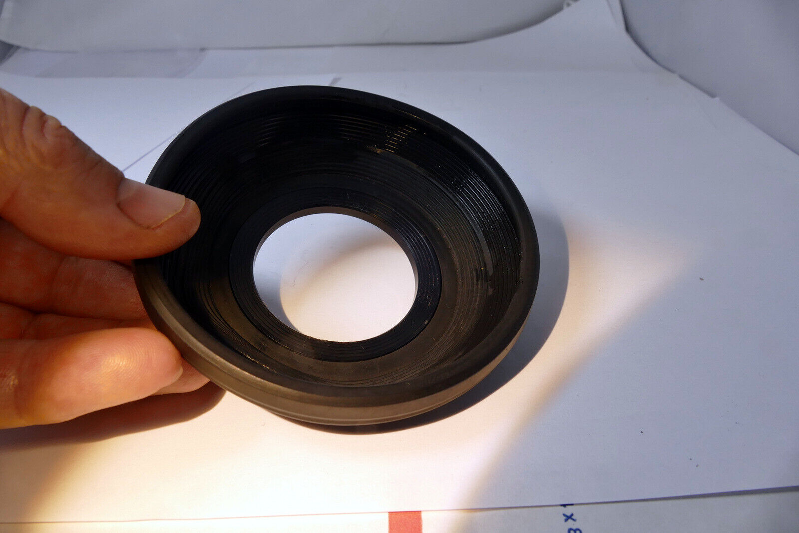 49mm Collapsible Rubber Lens Hood screw in type wide angle  for 28mm f2.8