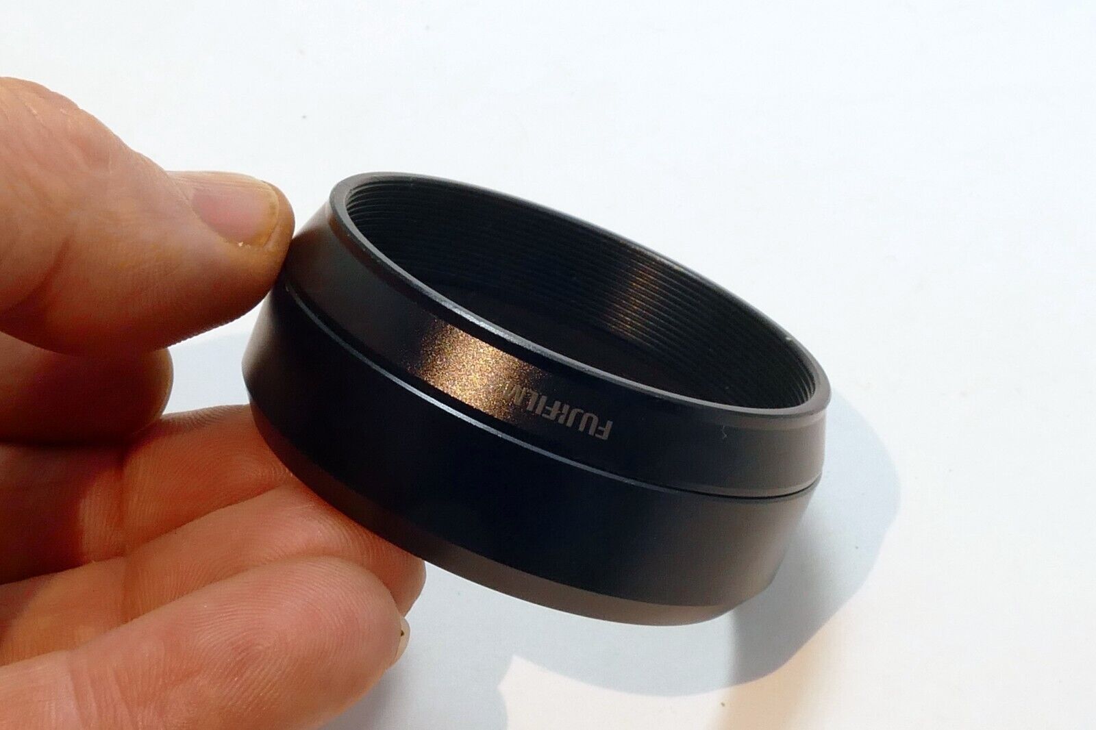 49mm Fujifilm Black Metal Lens Hood adapter