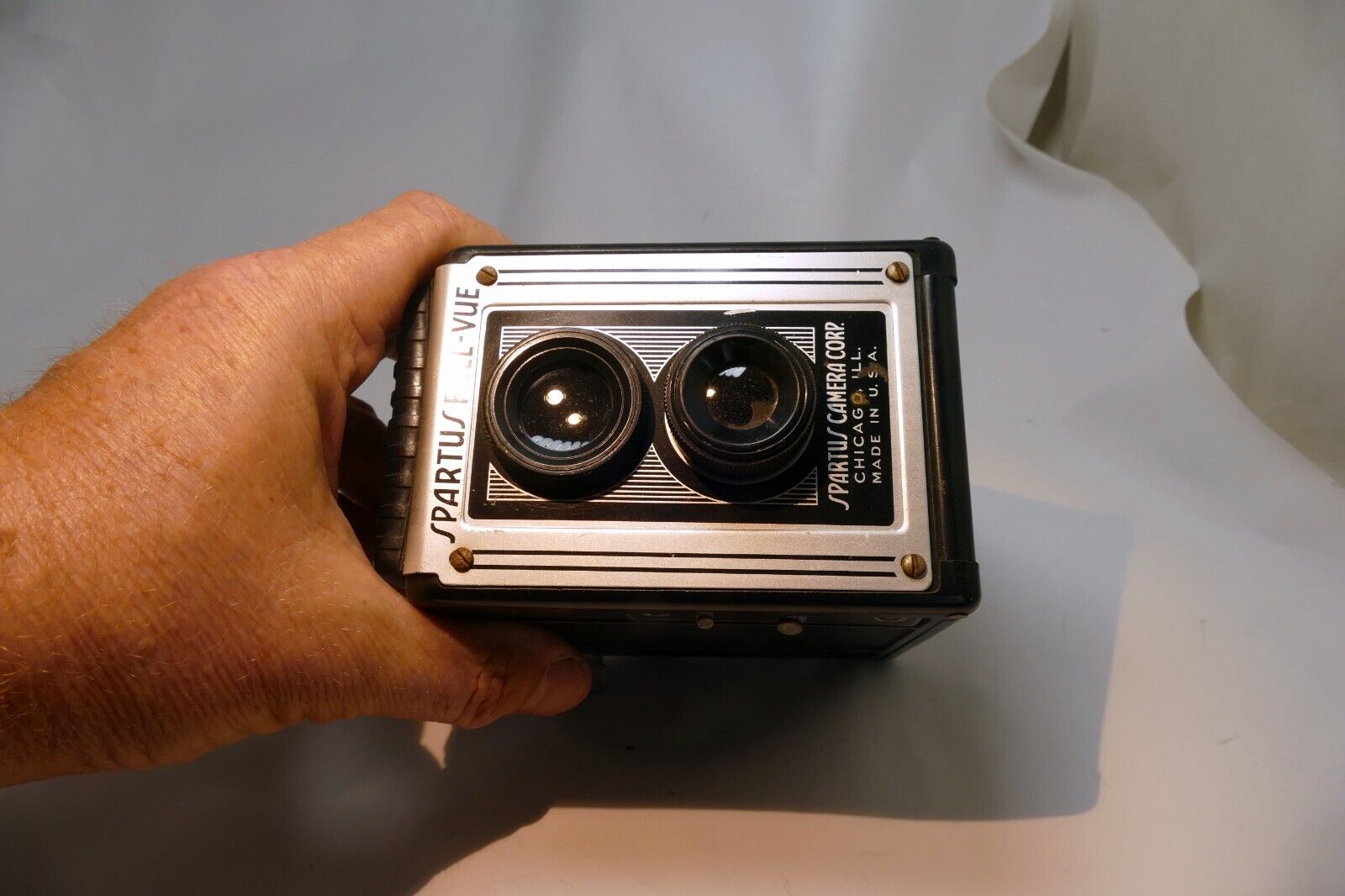 Spartus 120 TLR Camera Full-Vue made in USA vintage