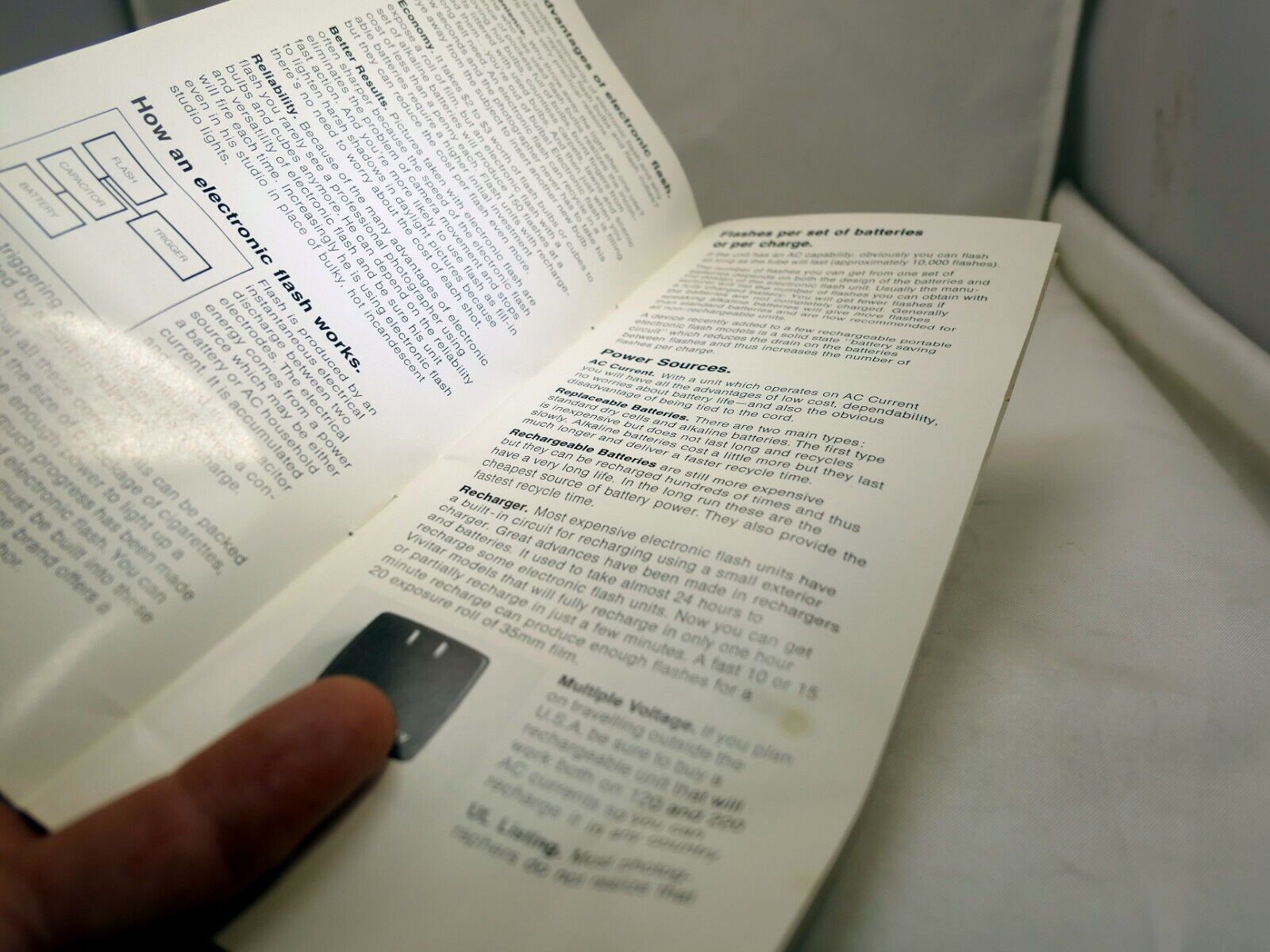 Vivitar 102 152 352 292 Flash  Manual instructions guide English