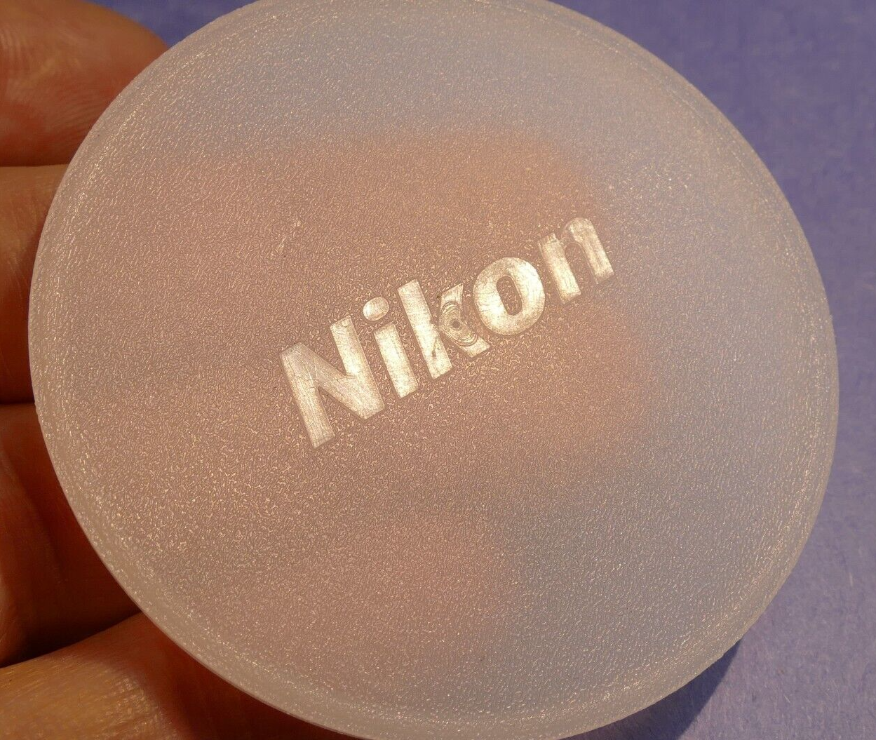 Nikon F Camera Body Cap Dust cover slip on type White   FE FE2