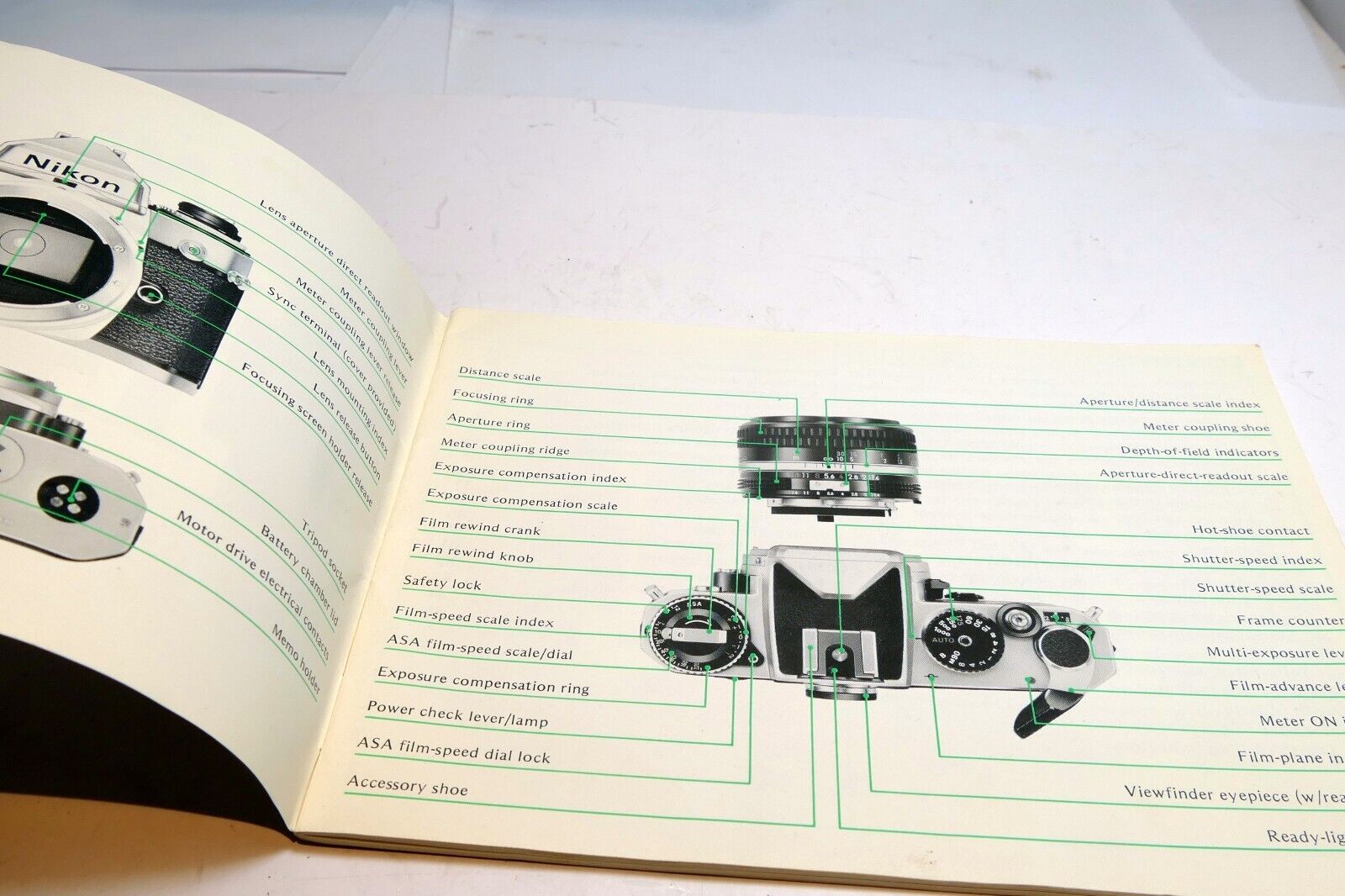 Nikon FE camera Instructions manual Guide Book vintage genuine