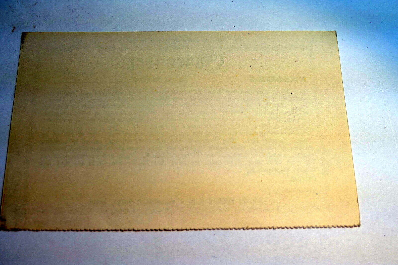 Nikon warranty card 1965 model Nikkorex-F vintage