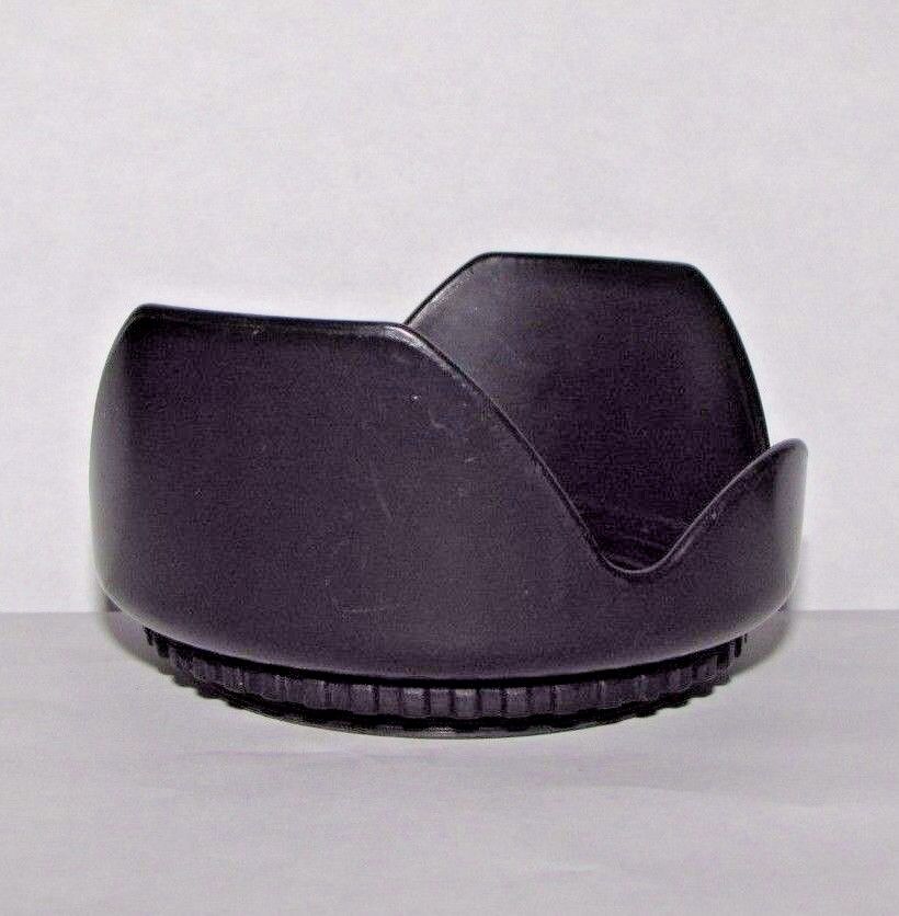 Used Bower 58mm Lens Hood screw in type flower shaped Plastic B11018