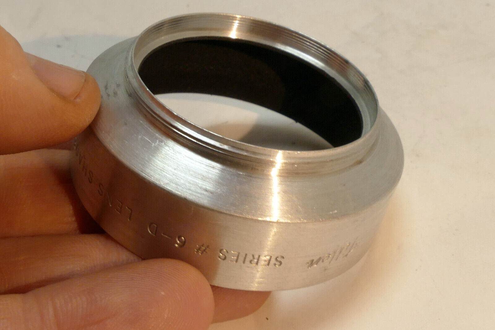Tiffen 44.5mm  Lens Hood / Shade Metal threaded  telephoto 6-B VI series