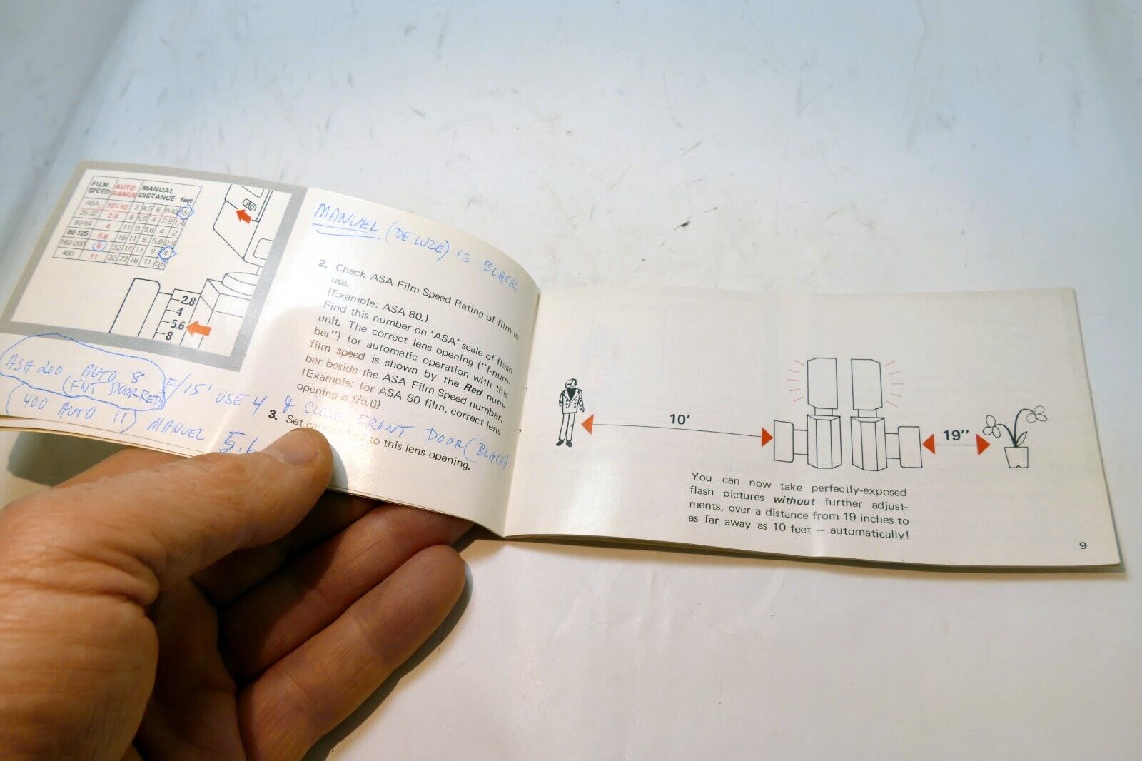 Sunpak Auto 101 650 Flash  Instructions  guide manual English EN