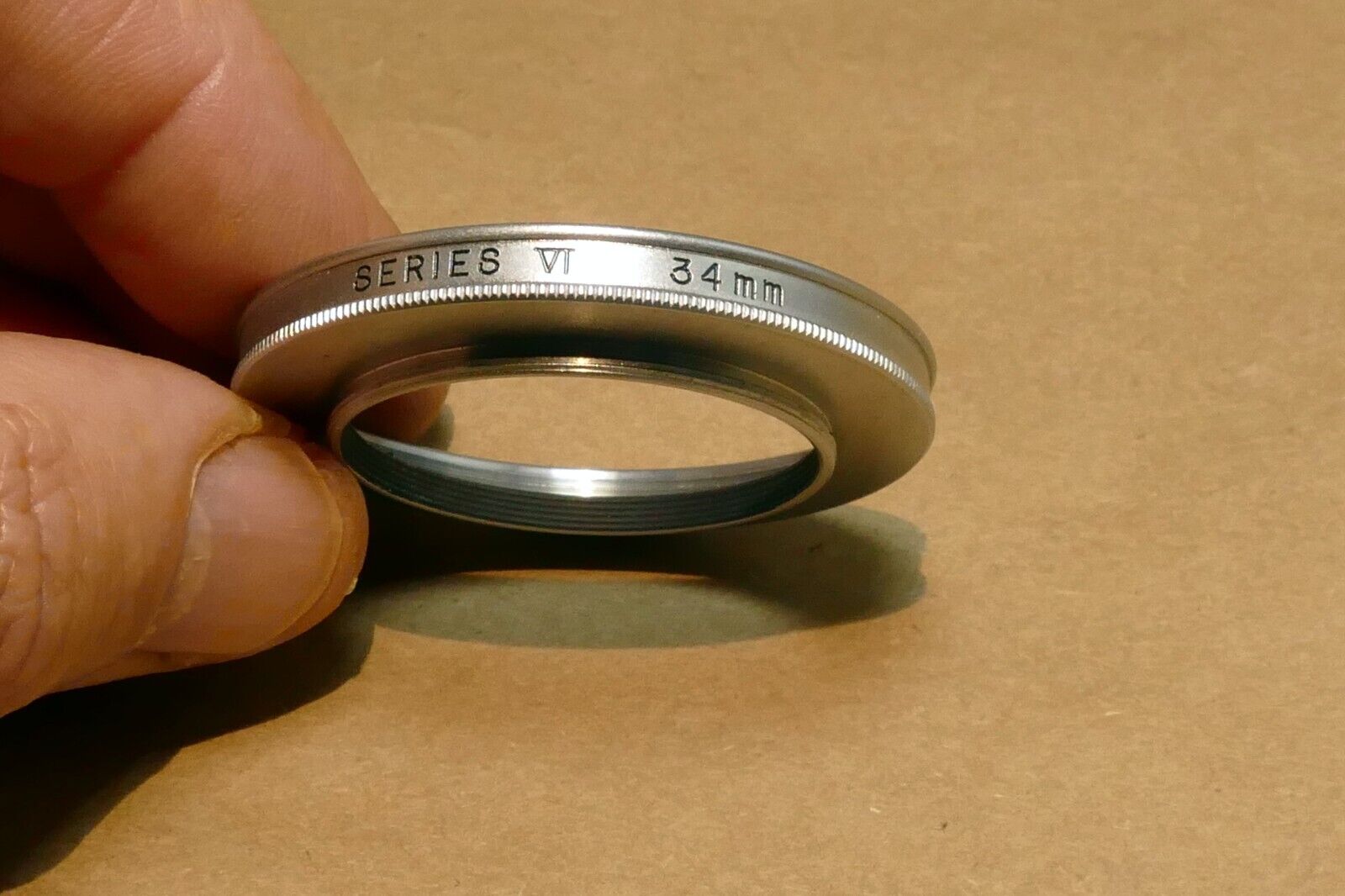 Canon 34mm to series 6 VI Adapter step up ring adapter (for drop in filter)