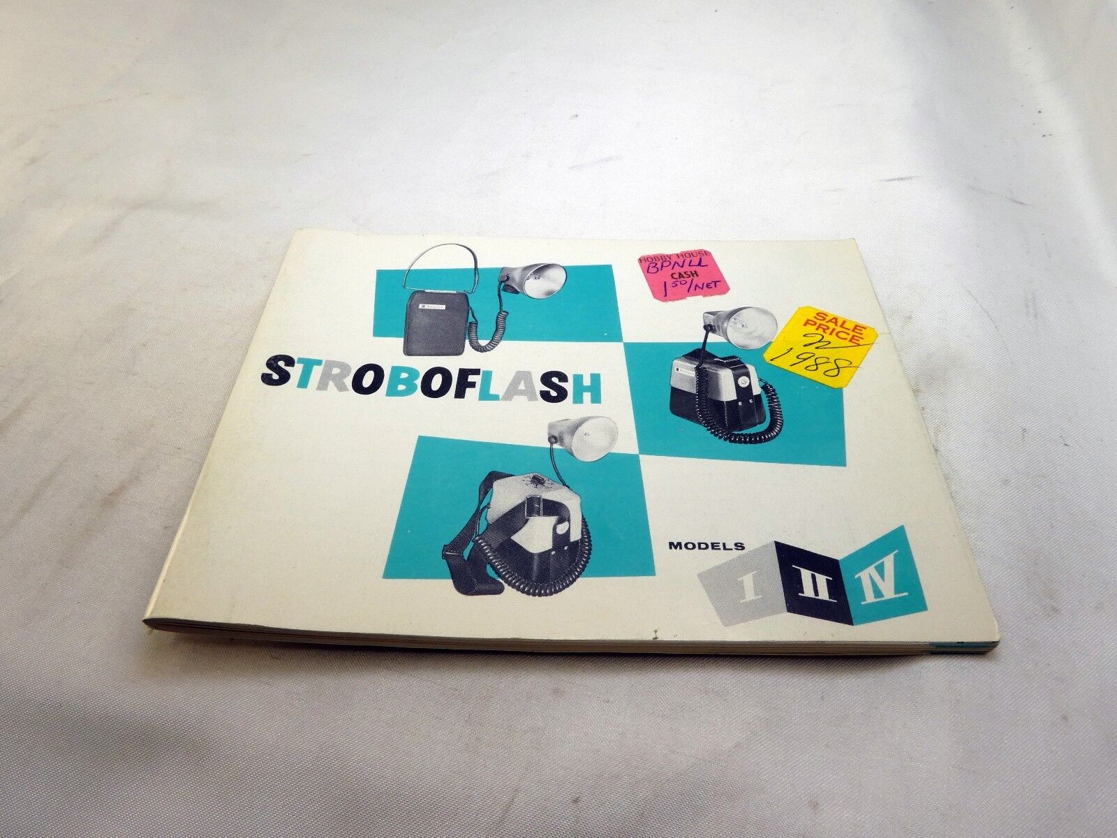 Stroboflash I II IV flash  instructions Guide Manual English