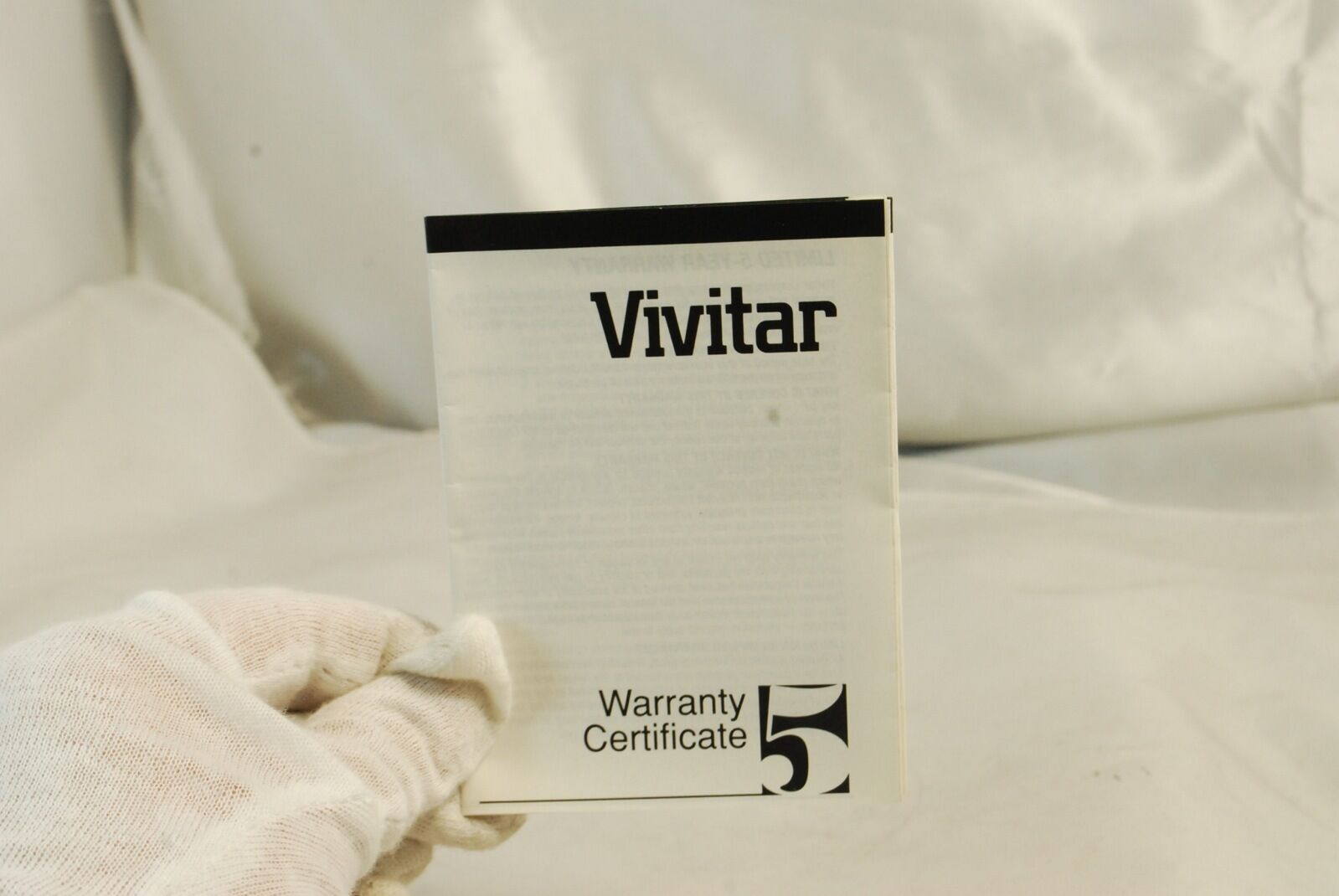 Vivitar 80-210mm f4.5/-5.6 Lens Manual Guide and warranty 6102086