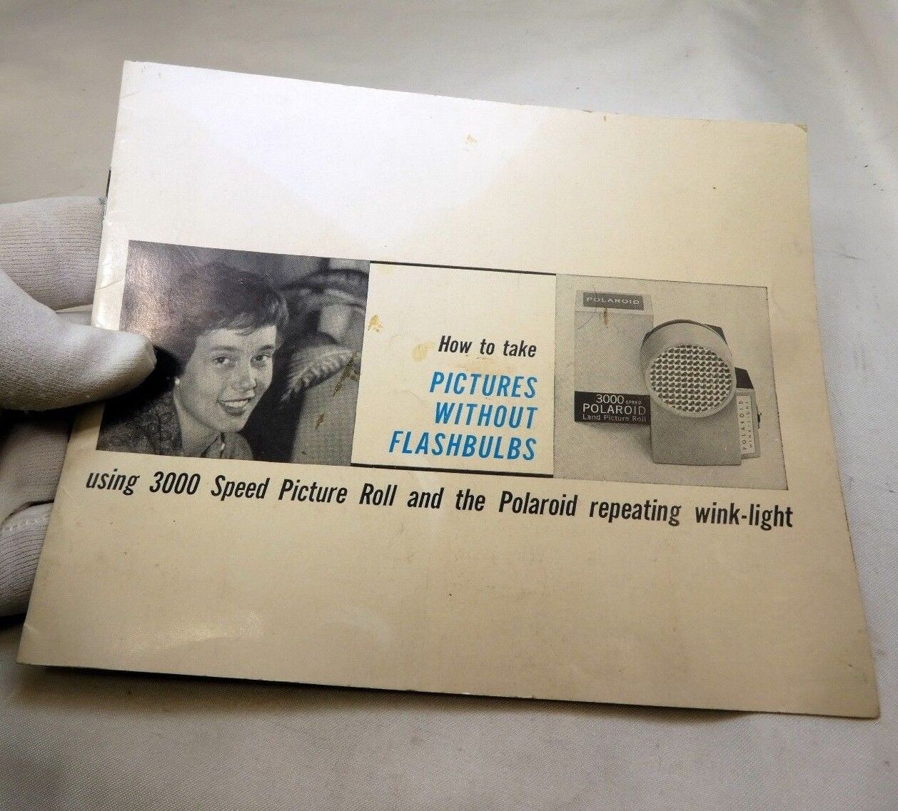Polaroid 3000 speed film Instructions Manual Guide  English EN