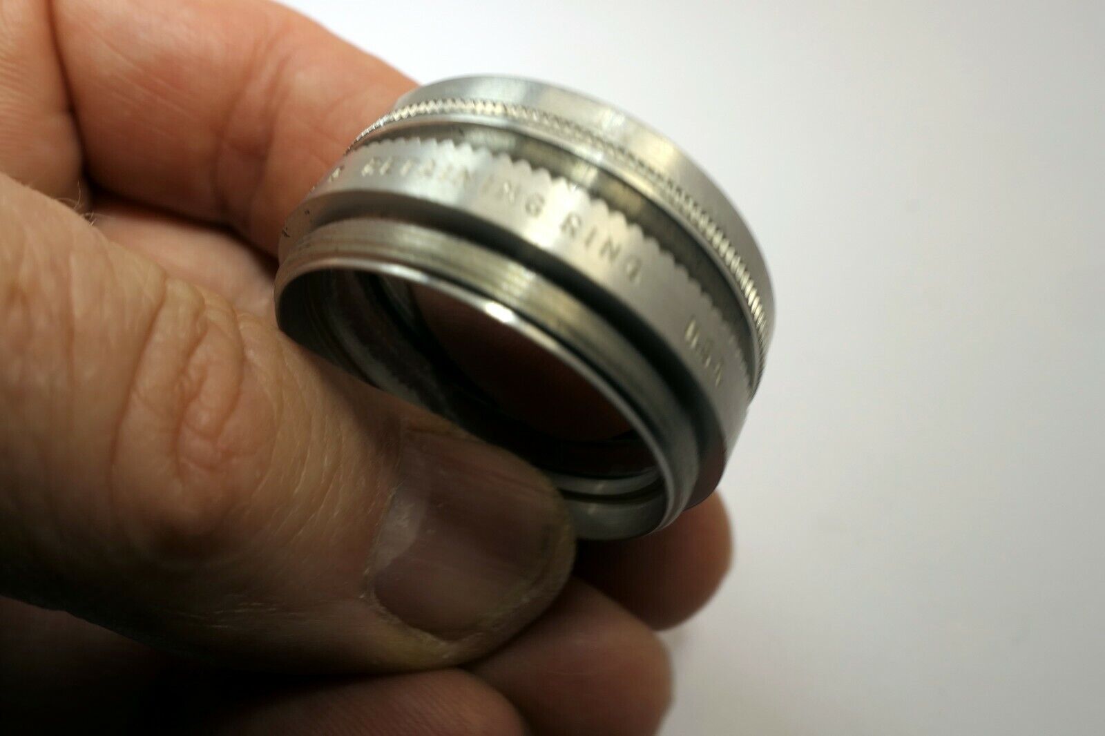 Tiffen series 5 V Adapter holder & Retaining ring for 33.5mm ID threaded rim
