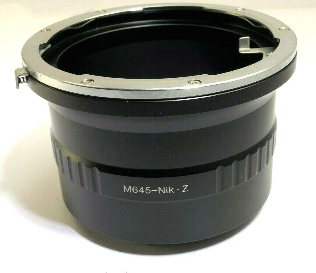 Mamiya 645 Lens mount adapter Ring to Nikon Z 6 7 Full frame Mirrorless Camera