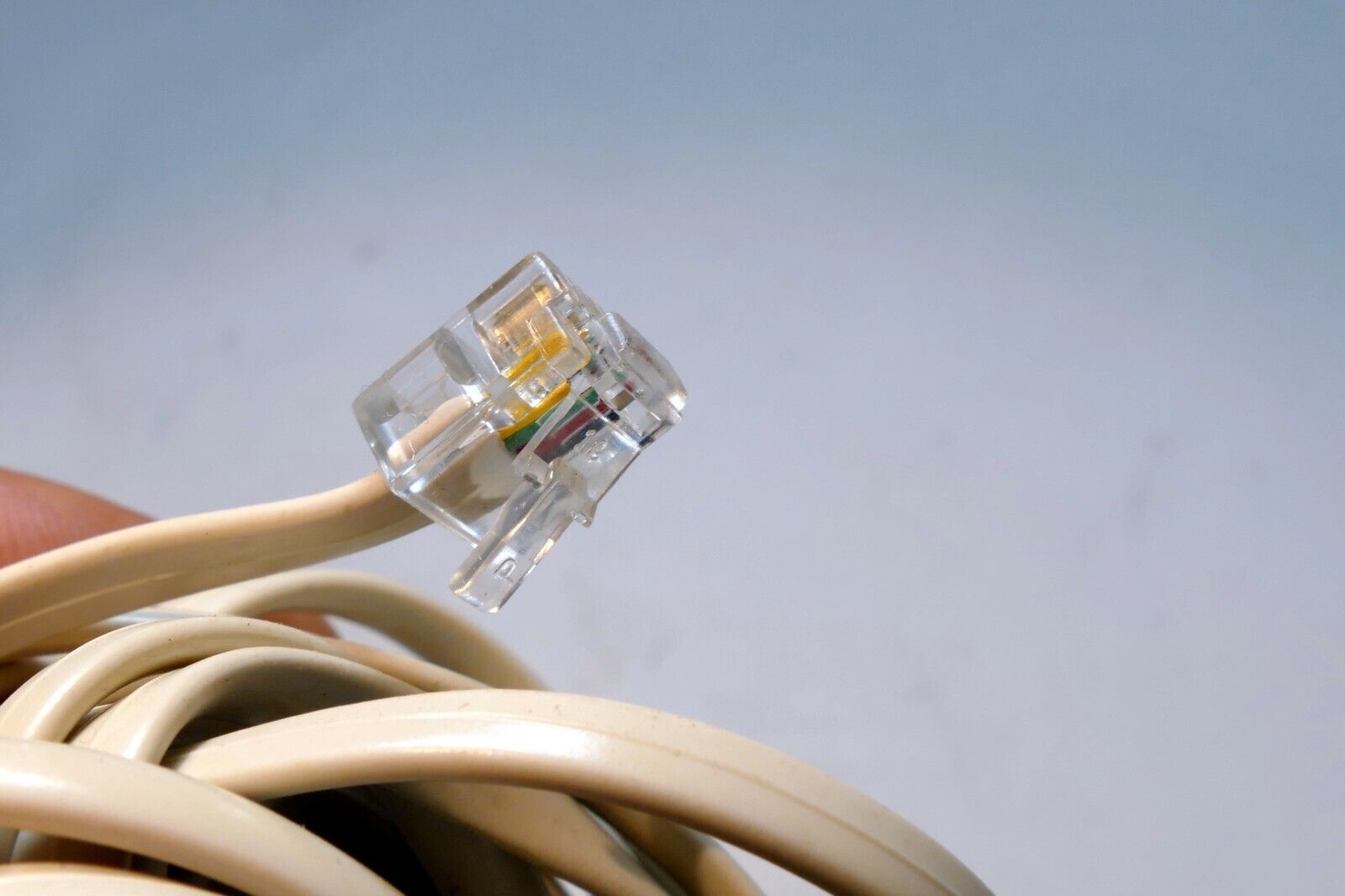Telephone Phone Line Flat Cable 25 Feet RJ11 modular 6P4C 4Wire