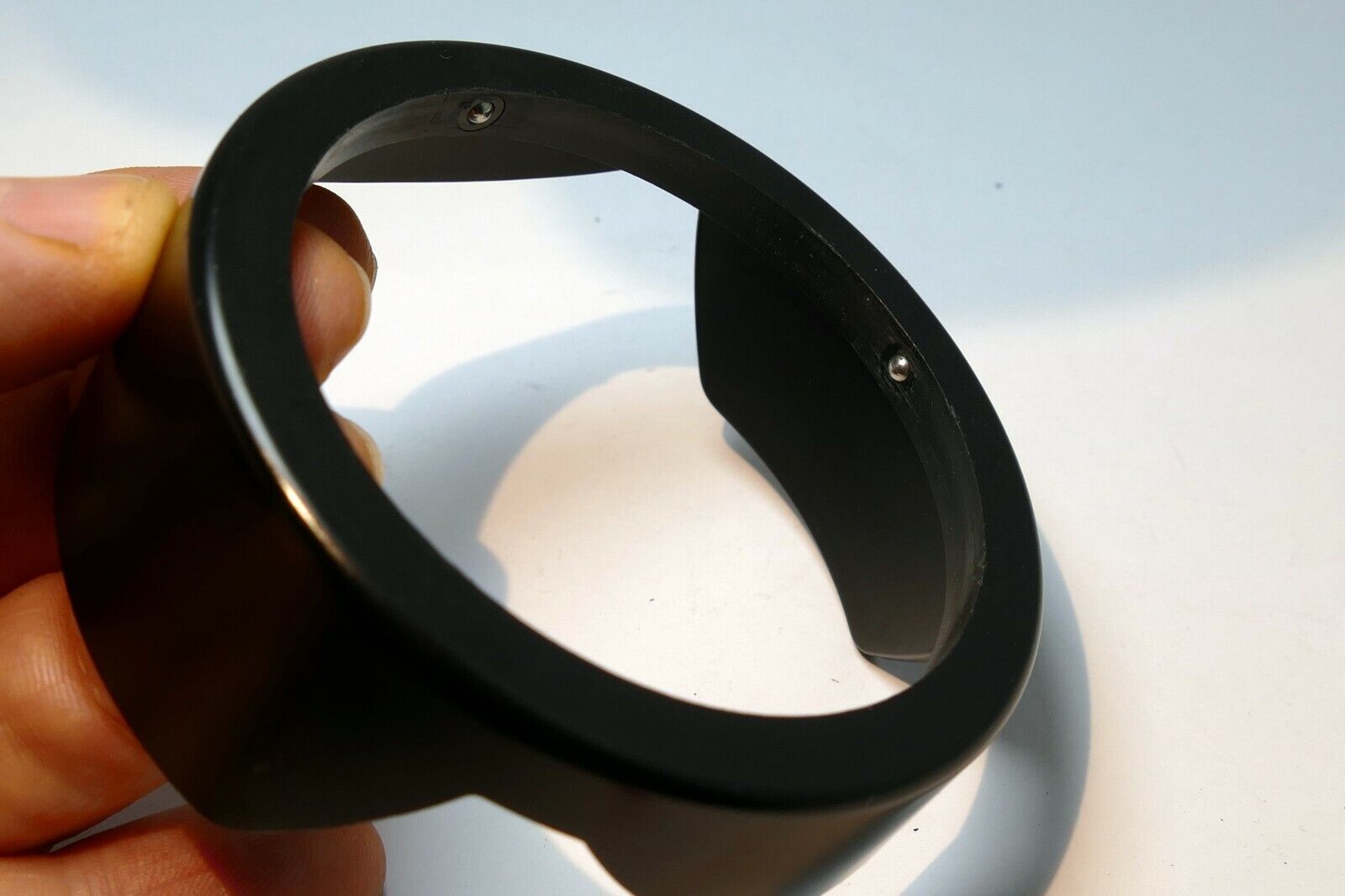 Plastic Lens Hood Shade incomplete  (missing inner ring )